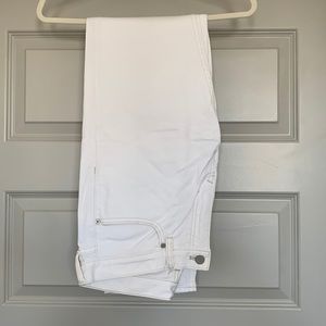 Banana Republic white slim fit jeans